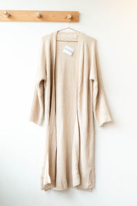 mode, leila knit cardigan