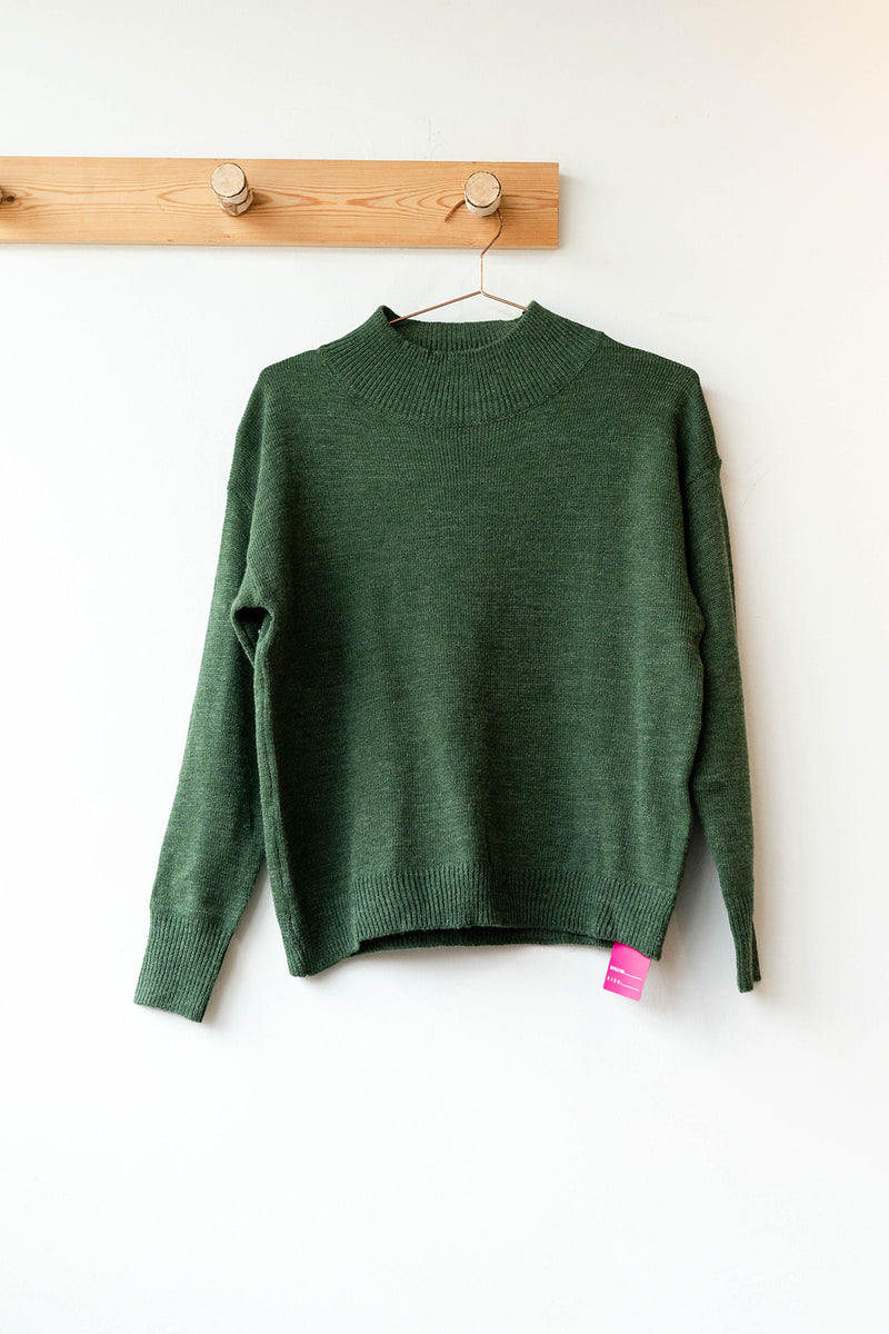 mode, miriam mock neck sweater