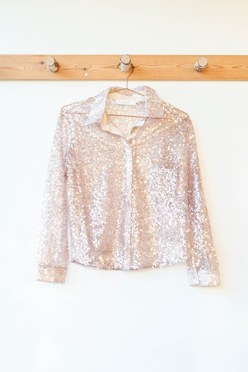 mode, maxine sequin top
