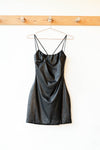 mode, hailey faux leather dress