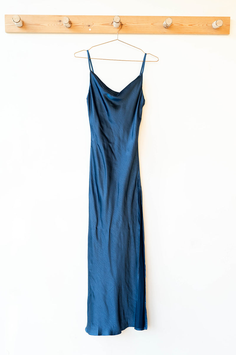 mode, honeymoon with me cowel neck dress