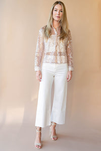 mode, maxine sequin top