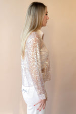 mode, maxine sequin top