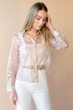 mode, maxine sequin top