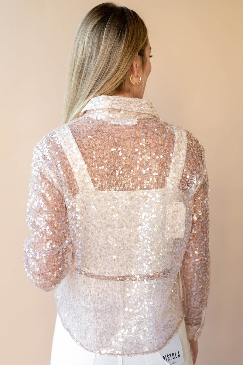 mode, maxine sequin top