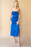 mode, jasmine satin dress