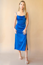 mode, jasmine satin dress