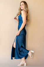 mode, honeymoon with me cowel neck dress