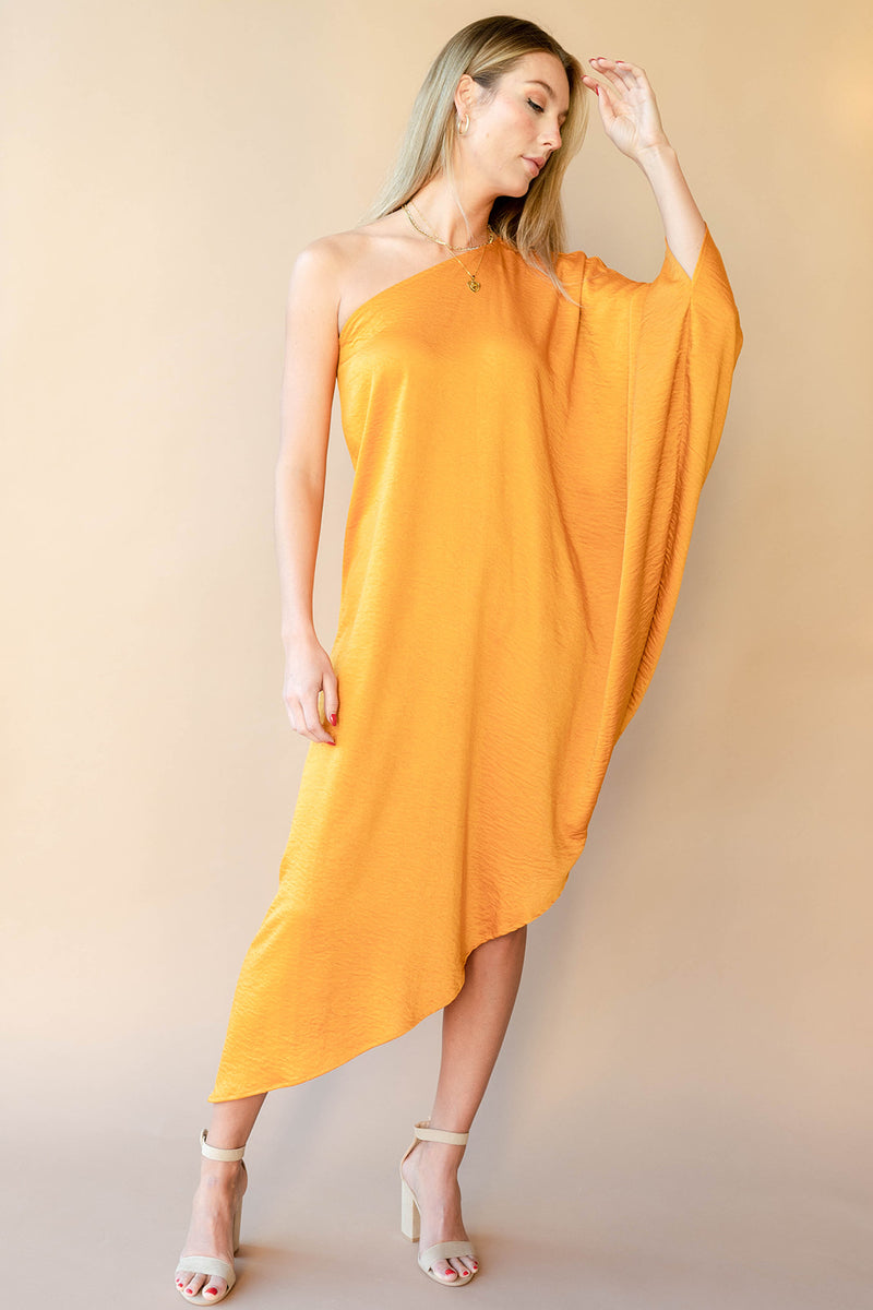 mode, next to you satin dress