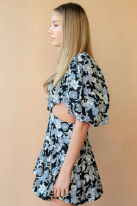 mode, kiki cut out mini dress
