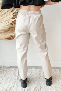 mode, mya faux leather pants