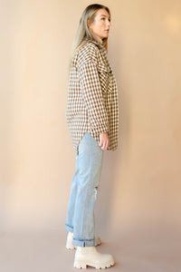 mode, plaid jaquard jacket