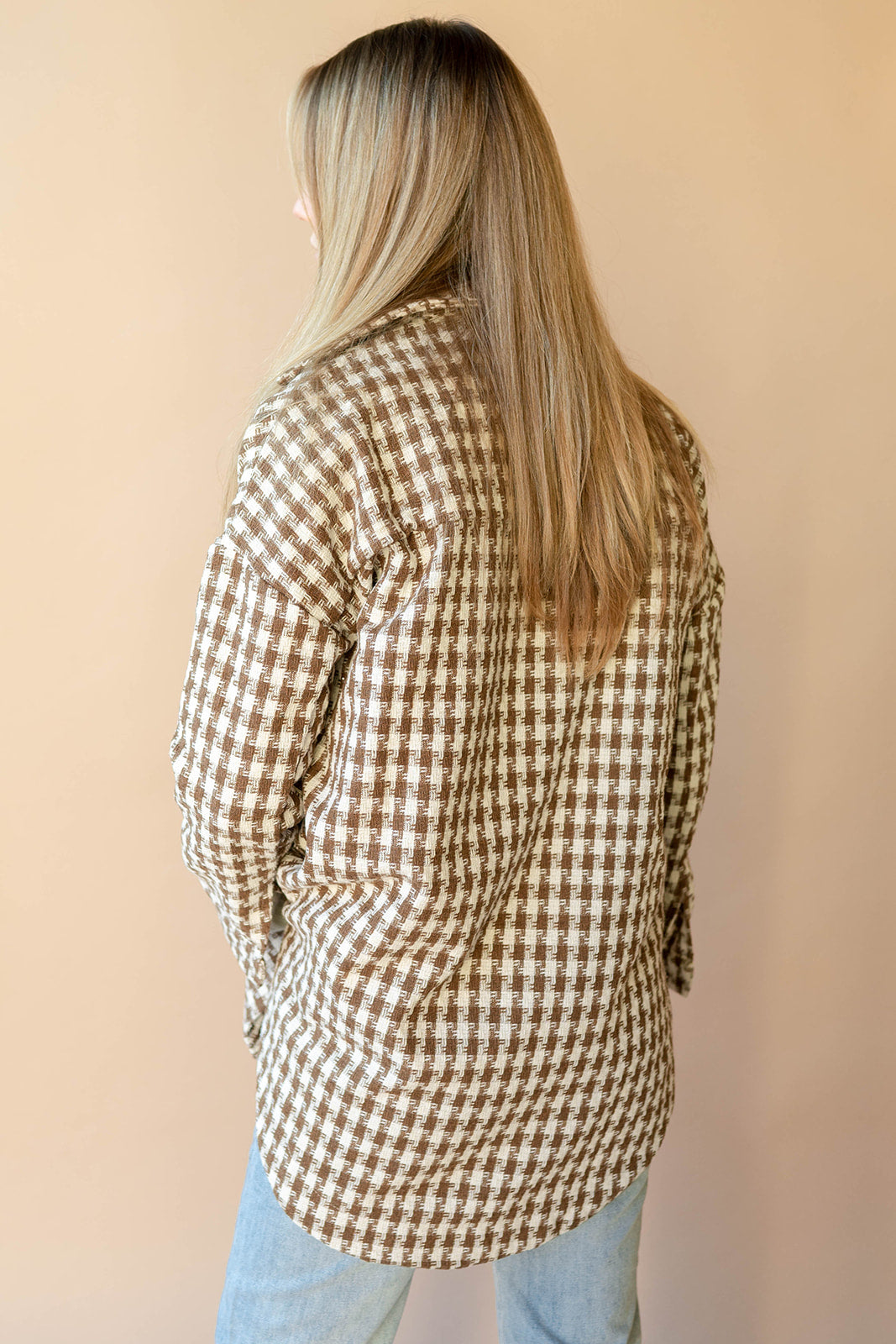 mode, plaid jaquard jacket