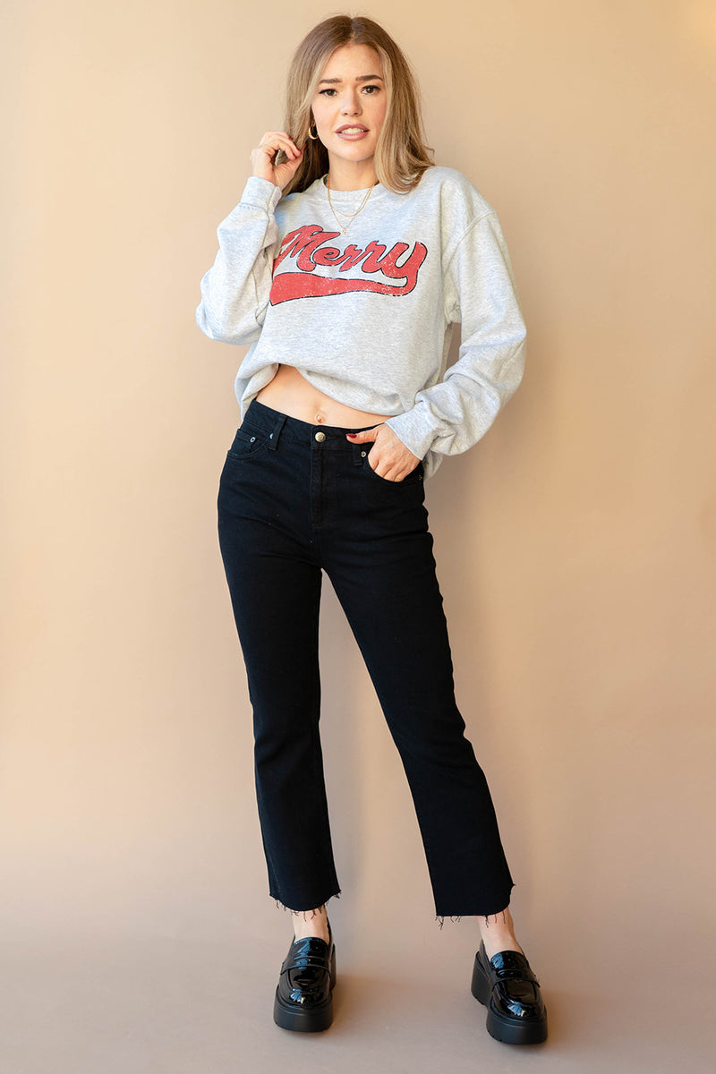 mode, merry sweatshirt