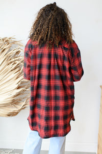 mode, checked me out shacket
