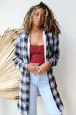 mode, checked me out shacket