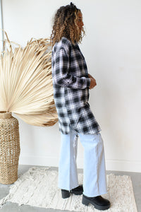 mode, checked me out shacket