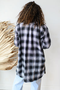 mode, checked me out shacket