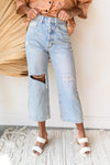 mode, chloe peek knee jeans