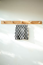 chasin checkers mini skirt