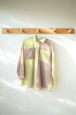 all checked out blouse
