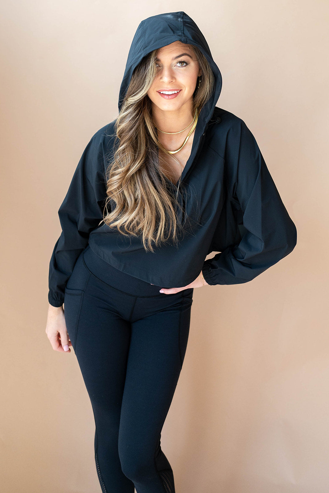 mode, waterproof snap pullover