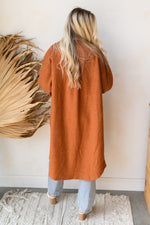 mode, thrill me button down shacket