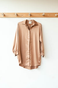 mode, abigail satin dress