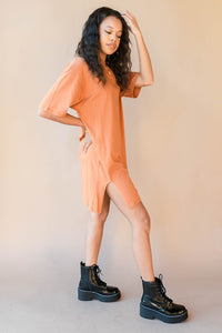 mode, jersey t-shirt dress