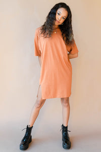mode, jersey t-shirt dress