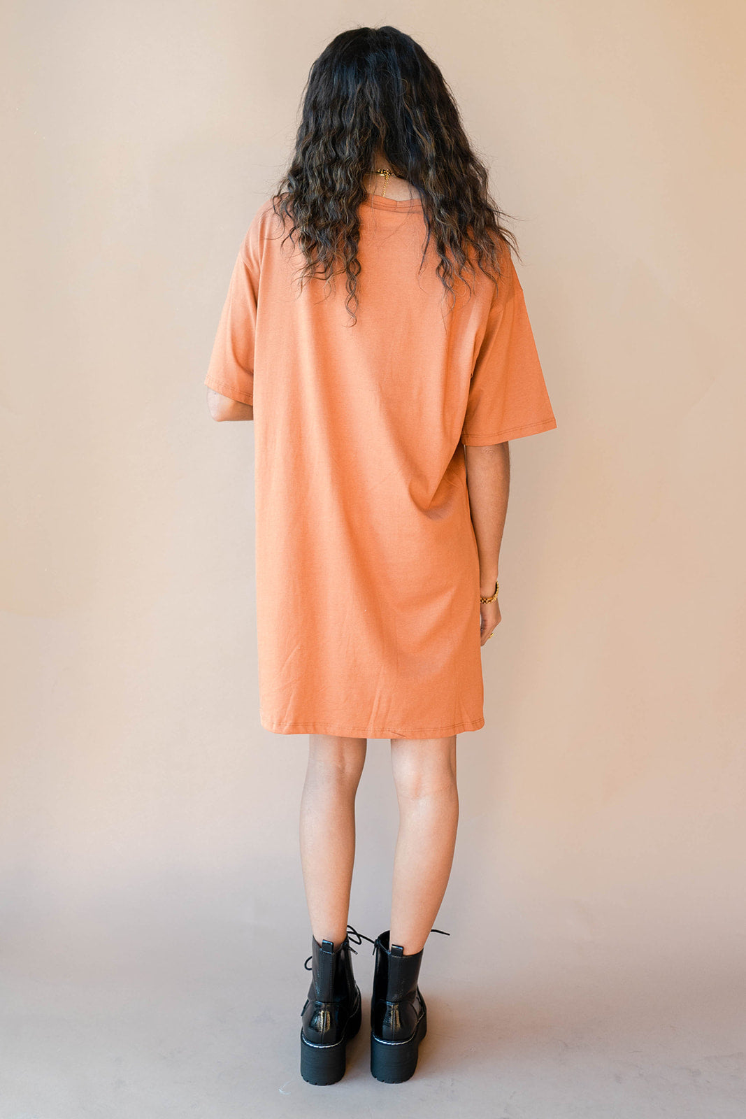 mode, jersey t-shirt dress