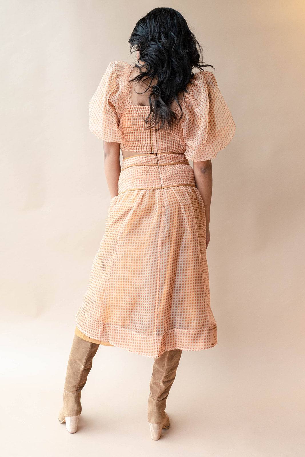mode, alaia pintuck skirt