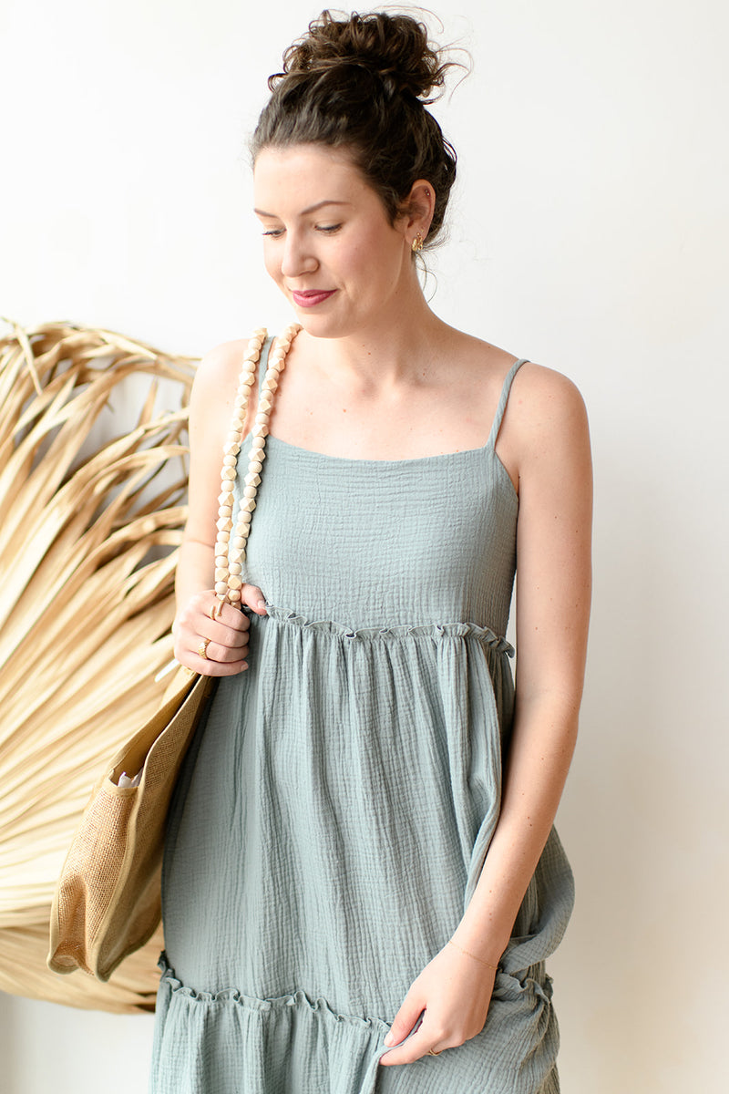 times like these linen maxi dress
