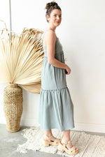 times like these linen maxi dress