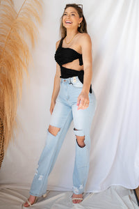 mode, even better tie crop top