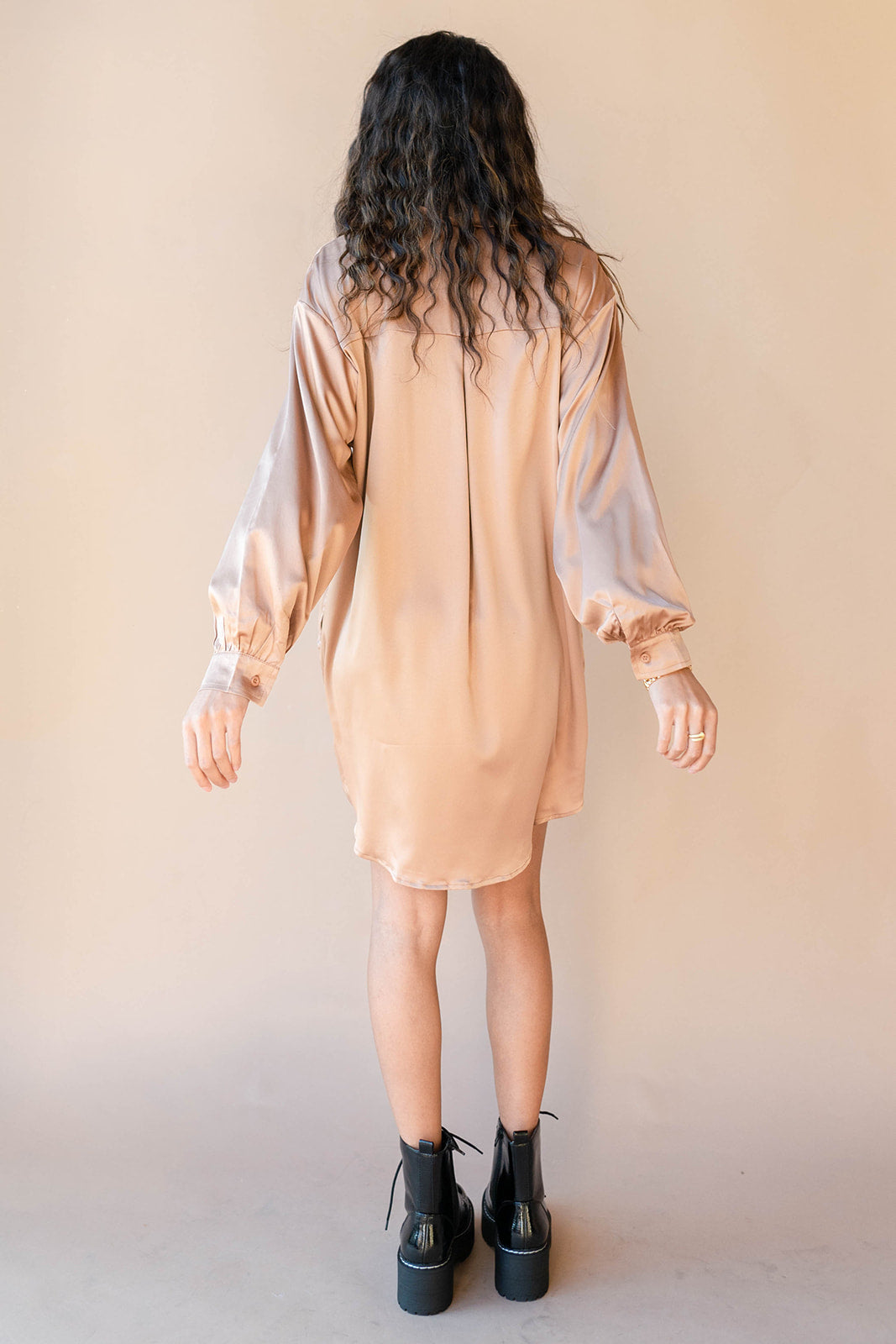 mode, abigail satin dress