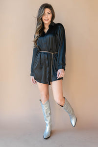 mode, abigail satin dress