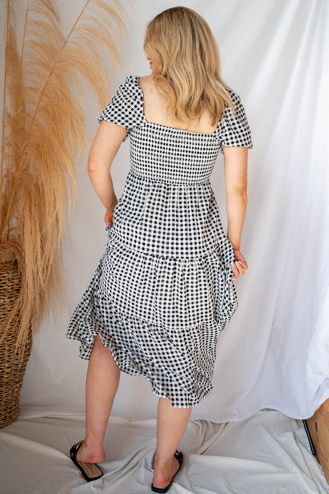 mode, picnic date maxi dress