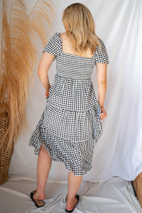 mode, picnic date maxi dress