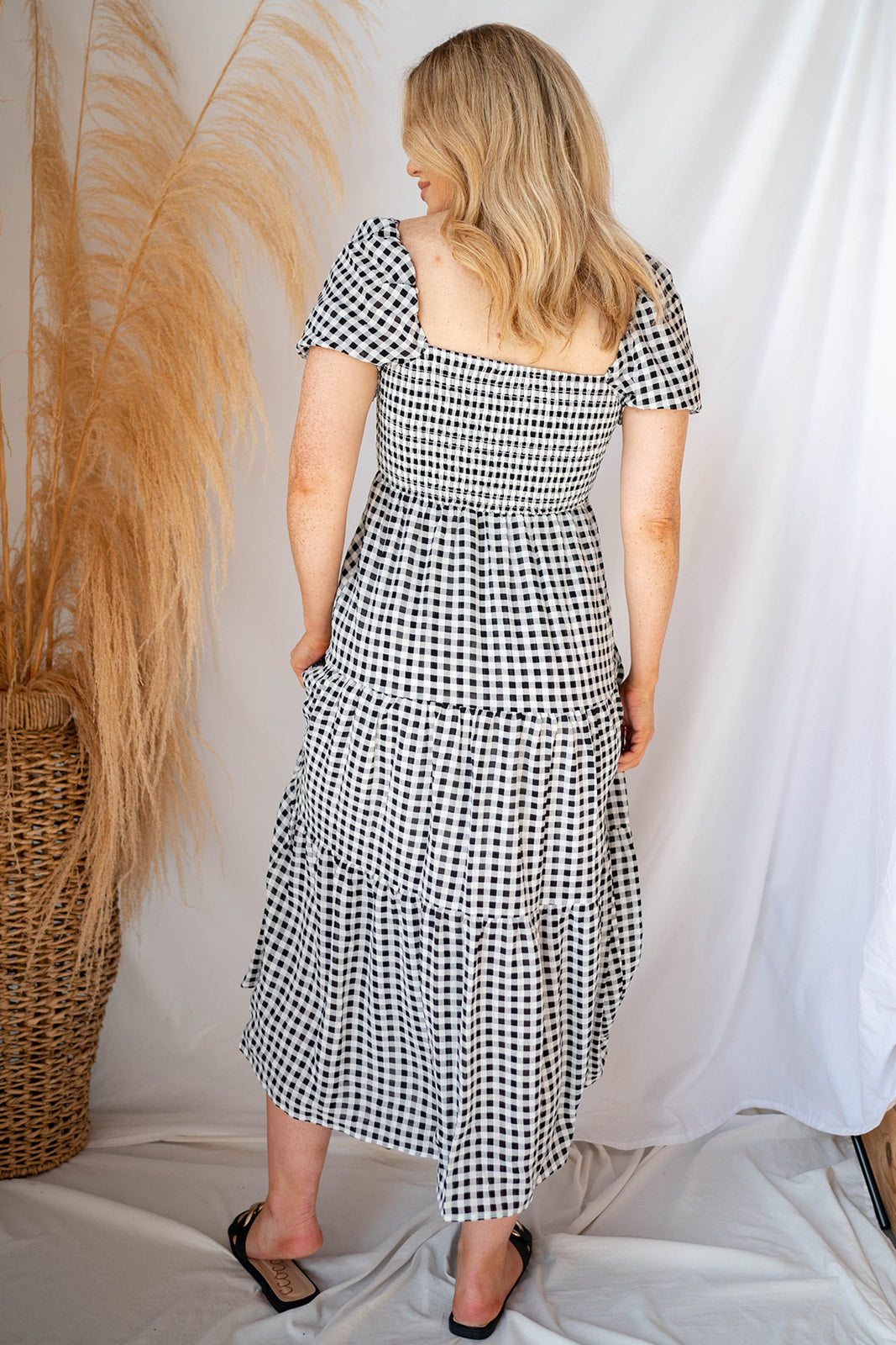 mode, picnic date maxi dress