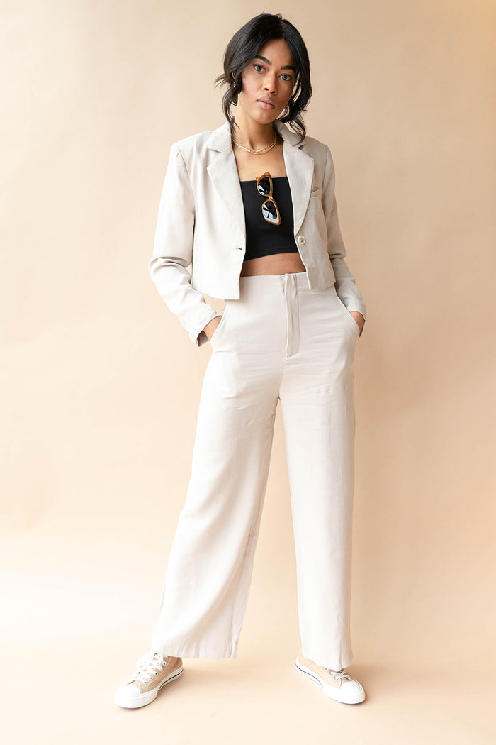 mode, eloise cropped blazer