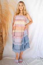 mode, polka dot party dress