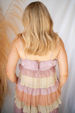 mode, polka dot party dress