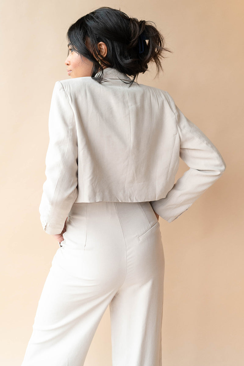 mode, eloise cropped blazer