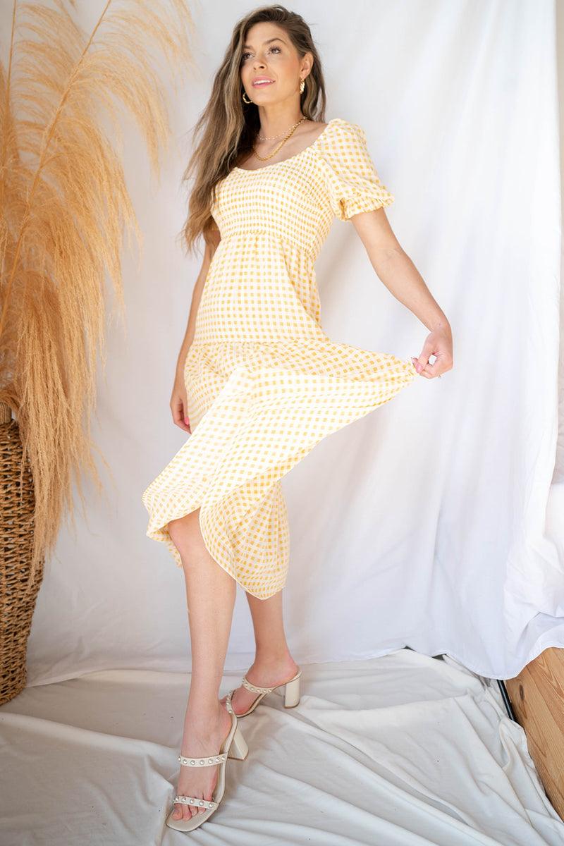 picnic date maxi dress