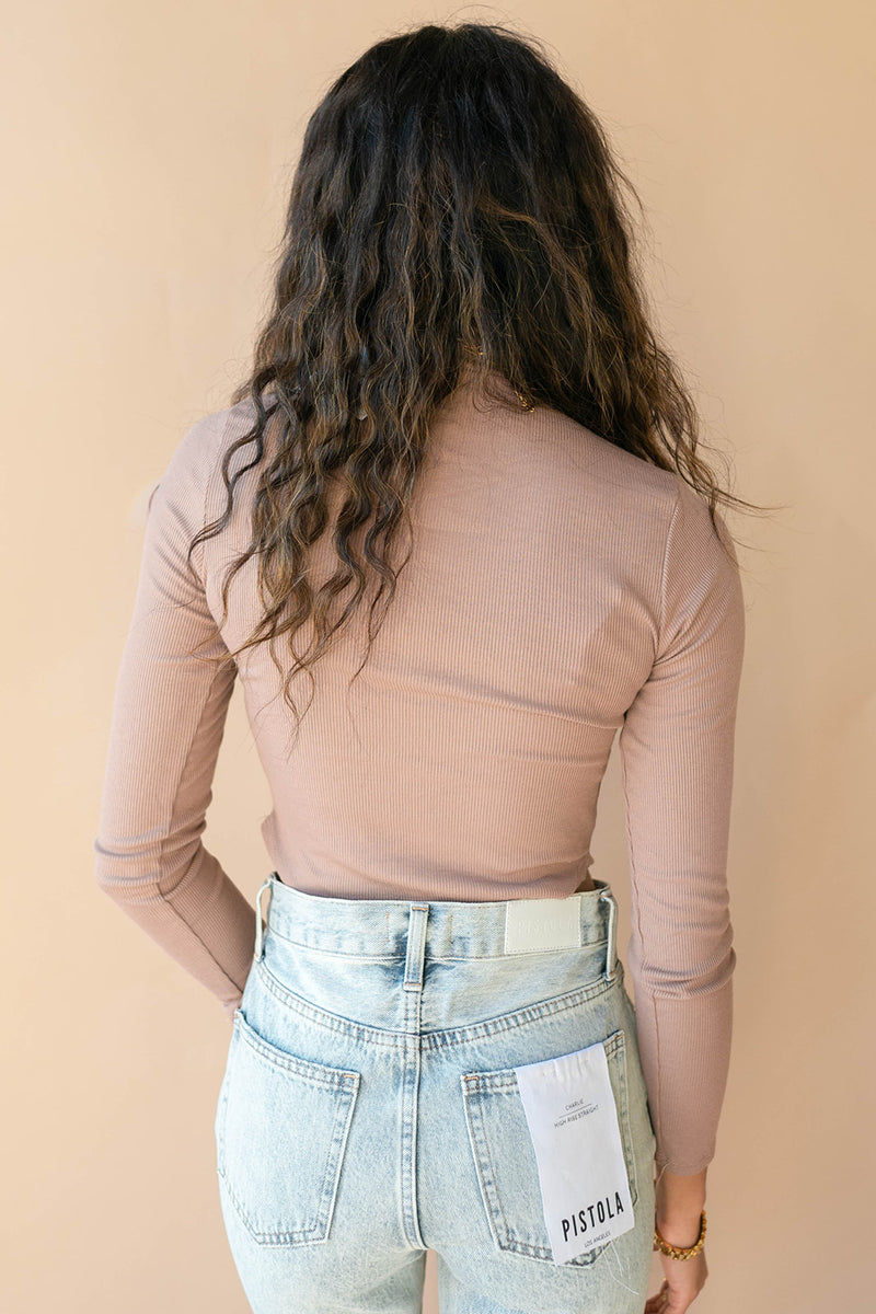 mode, parker ribbed long sleeve