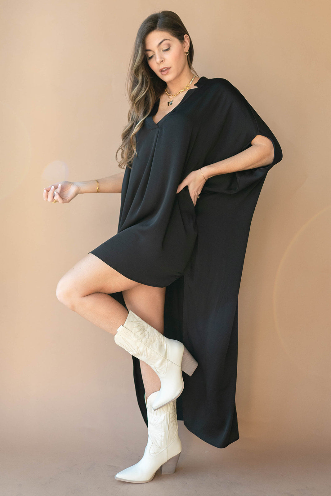 mode, saturday night caftan dress