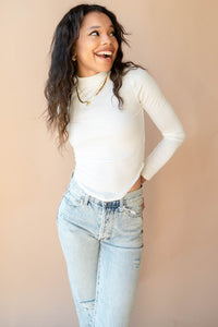 mode, parker ribbed long sleeve