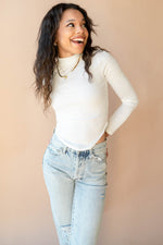 mode, parker ribbed long sleeve