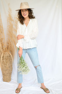 mode, lacey long sleeve top